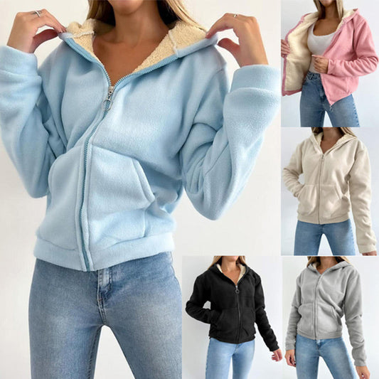 🔥Women's Lined Zip-Up Hoodies