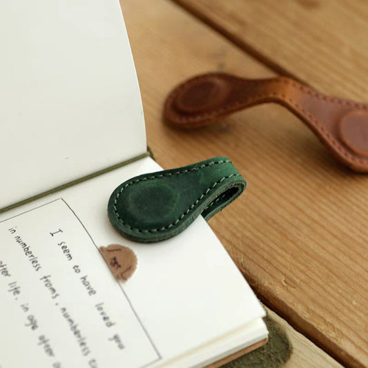 🎅🎄Christmas Early Sale 49% OFF🎄Vintage Magnetic Leather Bookmark