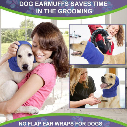Dog Calming Ear Muffs for Anxiety Relief