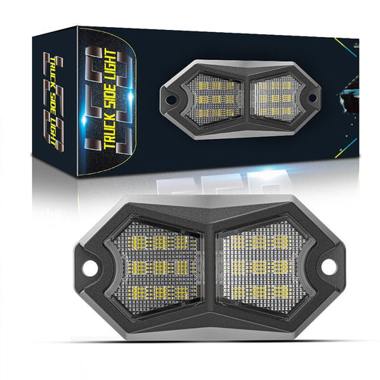 💦 Waterproof Ultra-Bright LED Side Marker Lights: 12V Universal Fit for Cars🚗/SUVs🚙, IP67 ✅, Long-Lasting LED Bulbs 💡