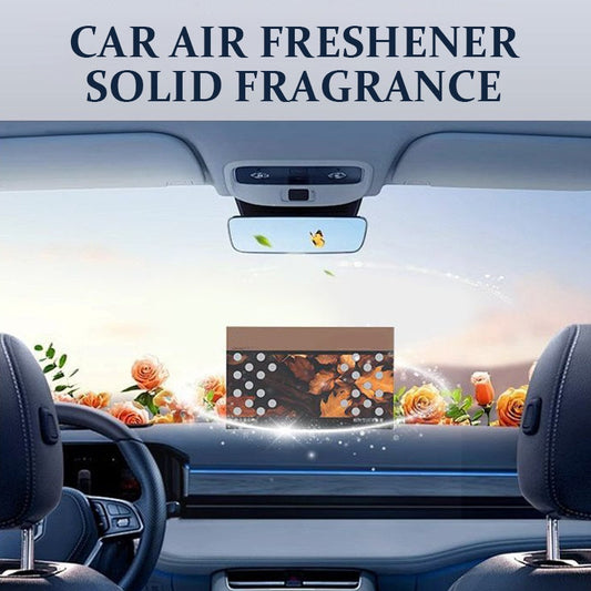 🚗Car Air Freshener Solid Fragrance | Natural Essential Oil Scent, Easy to Install for Car Interiors