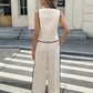 ☀️ 65% OFF TODAY｜Women's Contrast Binding Tank & Pants Set