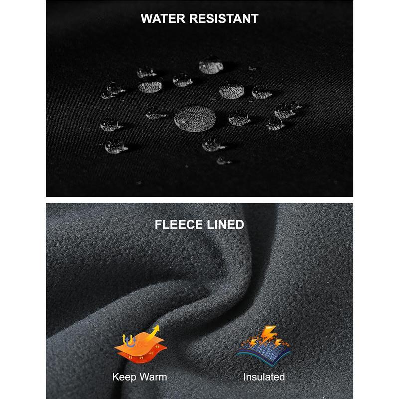 🏆LAST DAY SALE 49% OFF!!🔥Men's Insulated Water Resistant Warm Fleece Lined Ski Pants