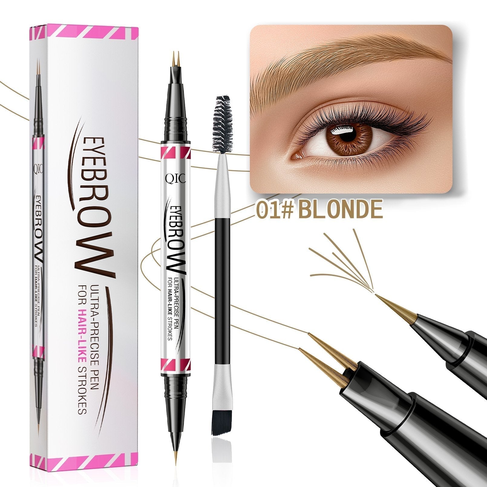 🔥HOT SALE 50% OFF🔥2 in 1 Microblading Brow Pen