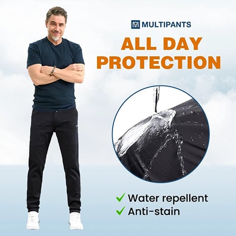 🥰 MultiPants – High Stretch Multi-pocket Durable Cargo Pants