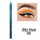 💜✨14er-Set Wimpernstifte wasserfeste farbige Gel-Liner mit metallischem & glänzendem Finish, verwischfest