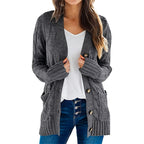 Women's Autumn Midi-Length Knit Sweater 🧥 – Layers Over Tees/Under Coats, Ideal for Office & Brunch Gatherings 💼