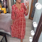 Countdown to Sold Out! Five-fold 💥 bohemian floral V-neck wrap maxi skirt