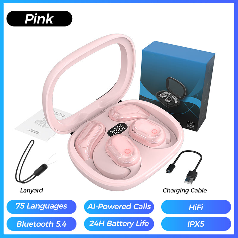 🎧🎅Early Xmas Sales - 75% OFF🔥AI Voice Translation Bluetooth Earbuds