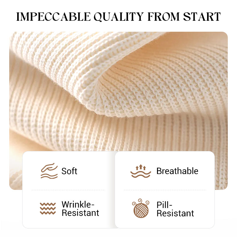 Women's Autumn Midi-Length Knit Sweater 🧥 – Layers Over Tees/Under Coats, Ideal for Office & Brunch Gatherings 💼