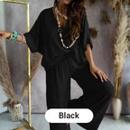 ✨ Girly solid color loose casual suit|Slim and tall× All-purpose wearing formula 👚👖