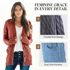 Women's Autumn Midi-Length Knit Sweater 🧥 – Layers Over Tees/Under Coats, Ideal for Office & Brunch Gatherings 💼