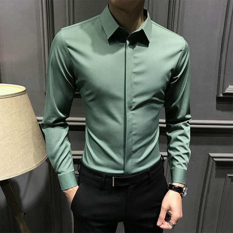 🔥2025 HOT SALE🔥Men's Wrinkle-Free Button-Down Shirt