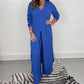 🔥66% OFF! 2-Piece Casual Set - Long Top & Trousers👜😍