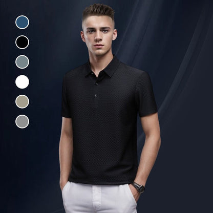 Send your husband to your father  Men's Quick Dry Breathable Silk Polo Shirt