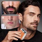 ⚡ 65% OFF Flash Sale！Double-Ring Portable Shaver – Perfect Gift for Every Guy