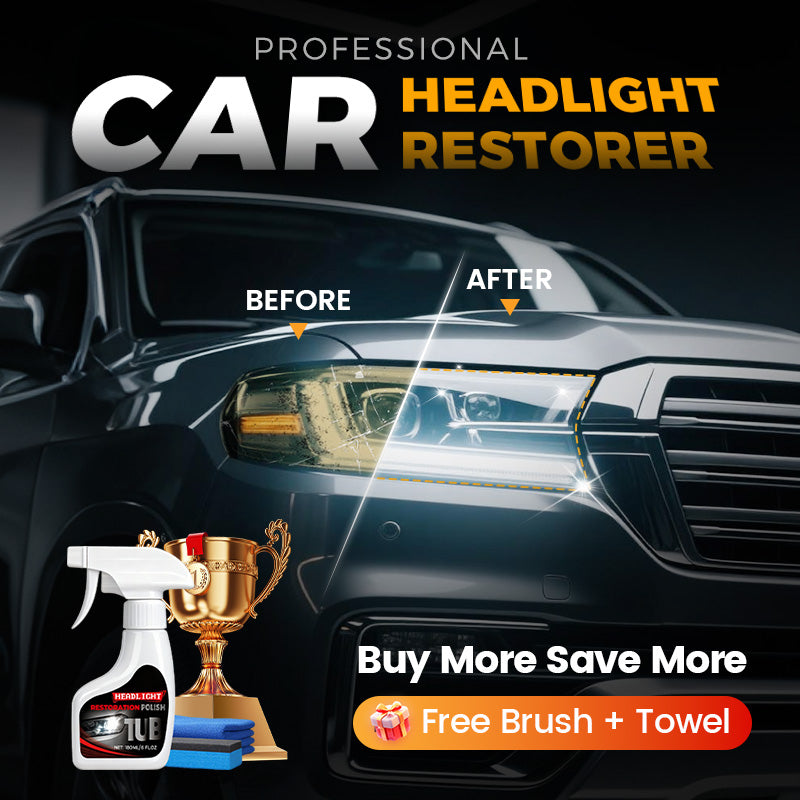 🚘Automotive Headlamp Restoration Fluid Kit✨ Restore Headlights in Minutes! No Tools Needed + UV Protection 🛠️🌟