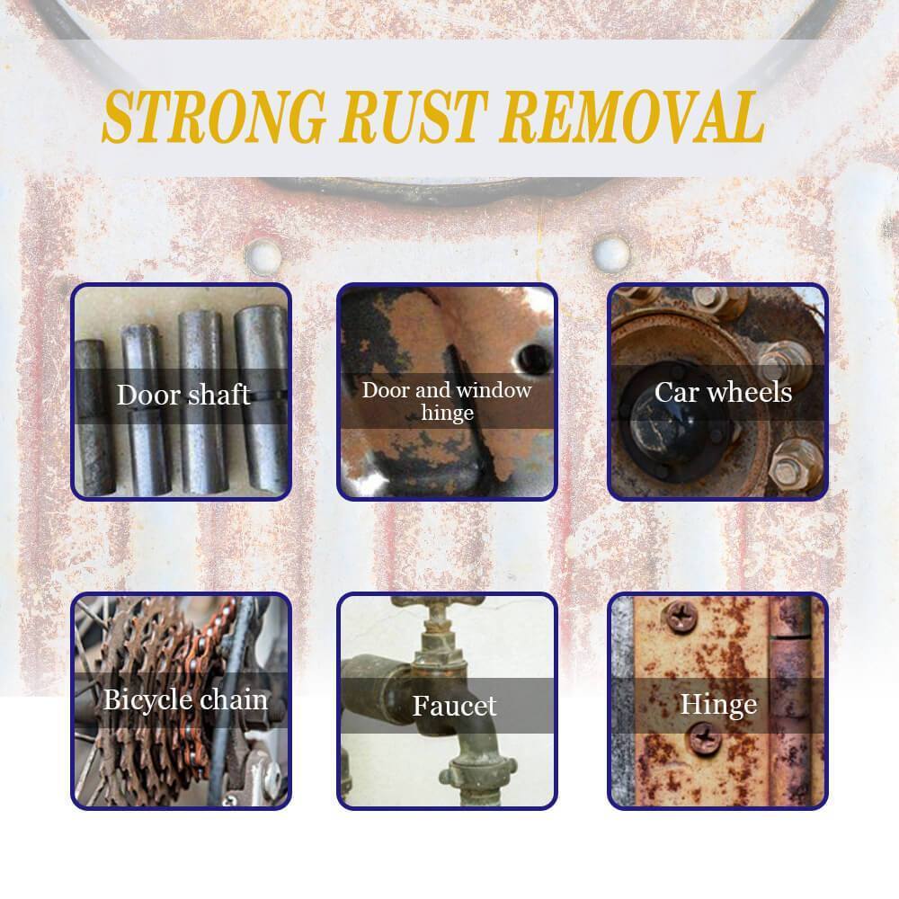 💪Powerful Rapid Rust Remover Spray – No Scrubbing, Safe for Iron/Steel/Home Hardware