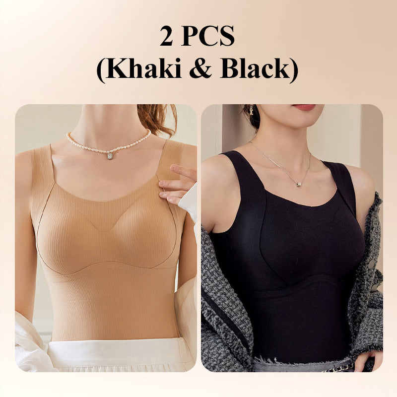 💖Christmas Sale - 50% OFF🌹[Women’s Gift] Thickened Warm Tank Top with Shelf Bra