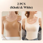 💖Christmas Sale - 50% OFF🌹[Women’s Gift] Thickened Warm Tank Top with Shelf Bra