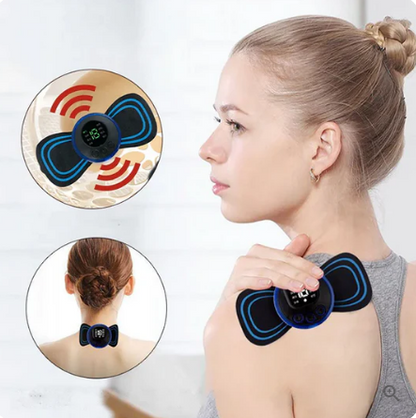 🔥Early Christmas Sale 80% off🔥Portable Massager with 8 Modes and LCD Screen - Mini Muscle Stimulator for Pain Relief