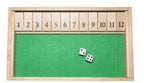 FUN FAMILY GAMES - Shut The Box Board Game