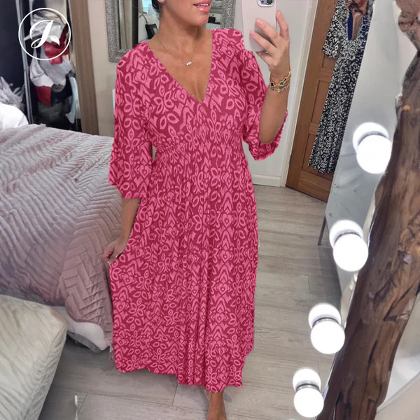 Countdown to Sold Out! Five-fold 💥 bohemian floral V-neck wrap maxi skirt