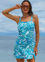 🌊 Vintage high-waisted slimming split swimsuit on the last day, freeze the elegant curves of the seaside