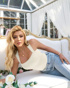 🔥Sleeveless abdomen-cinching shaped-one-piece makes a thin and curvy beauty in seconds