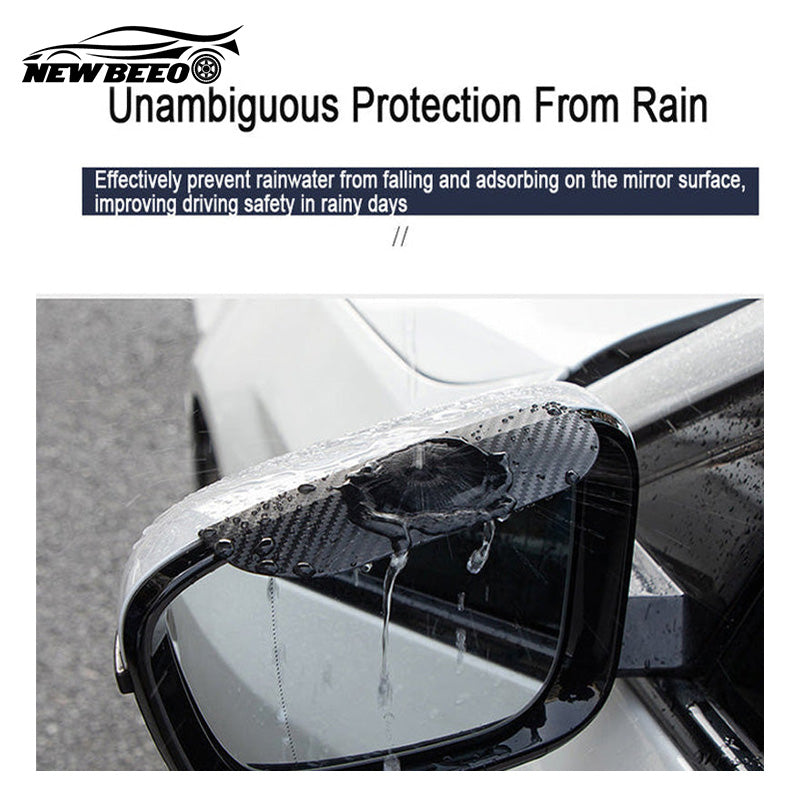 🔥 LIMITED TIME OFFER! Carbon Fiber Rain Visor for Car Mirrors – Sleek Carbon Design + Rain Blocking for Safer Driving