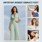 👗 Draped pleated × simple solid color, with gentle rhythm between walking, suitable for commuting and going out on the street!