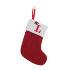 🌟🎄 Festive Christmas Must-Have! Cozy Knit Socks + Embroidered Candy Bag + Letter Stocking – Decor & Use in One!