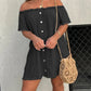 👖Short Sleeve Denim Dress | Soft Cotton Blend, Casual Comfort & Versatile for Brunch to Park