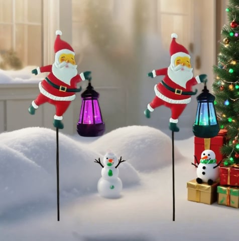 🎅Christmas Sale 50% OFF!!🎄50K+ SOLD! 🎁✨Christmas Solar Kettle Light & Lantern Garden Decor Collection💕