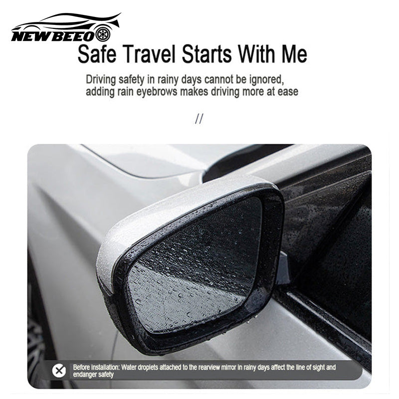 🔥 LIMITED TIME OFFER! Carbon Fiber Rain Visor for Car Mirrors – Sleek Carbon Design + Rain Blocking for Safer Driving