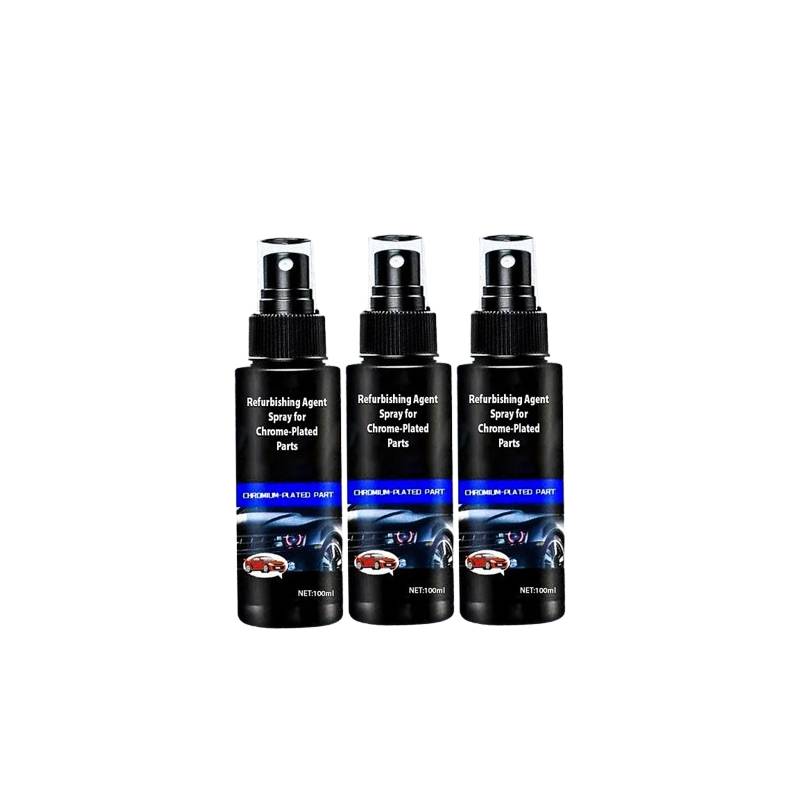 ✨ Chrome Recovery Like New! Lab verified by thousands of users, no polishing required, long-lasting shine 🔥 with just one wipe