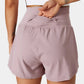 🔥 Limited time 53% OFF! Nylon high-rise yoga shorts 🎽 with side pockets 2-in-1