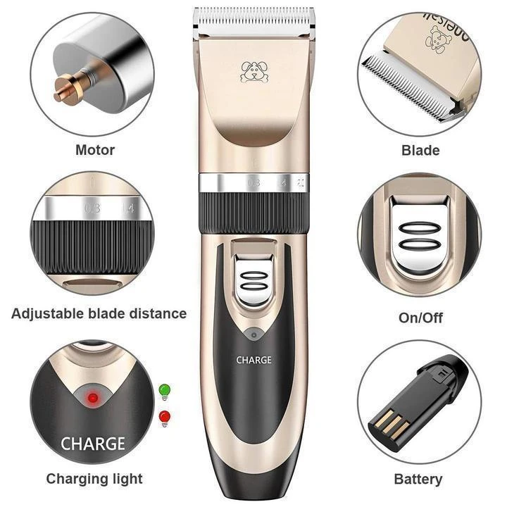 🐶Pet-specific shaver  Noise-Free Design Horse Pet Hair Clipper🐎