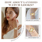 🌟The best|Vintage women's quartz watch with rhinestones, classic design, unique charm