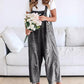 Low - Key Luxury Denim Bib Jumpsuit 👖 – Button - Down Design for Effortless Sophistication