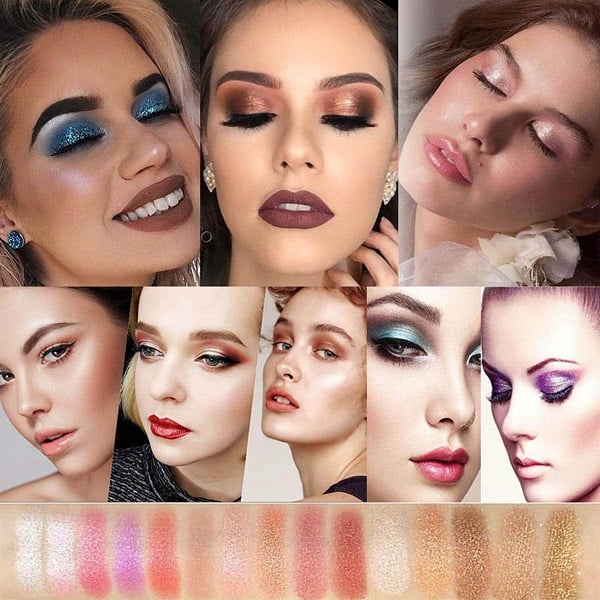 💗LAST DAY - BUY 1 GET 1 FREE💗10 Colors Glitter Shimmer Eyes Shadow Pallet
