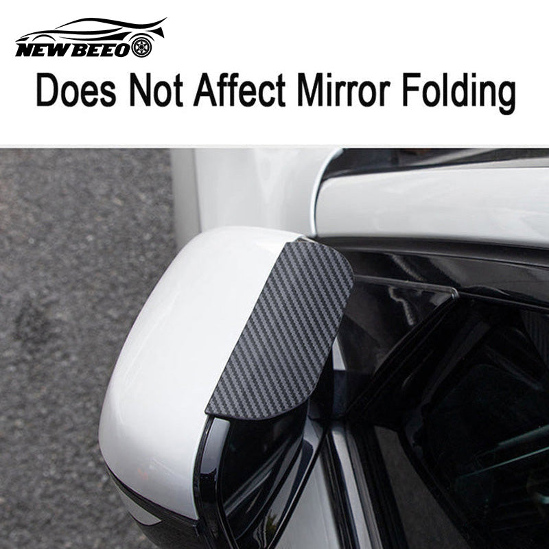 🔥 LIMITED TIME OFFER! Carbon Fiber Rain Visor for Car Mirrors – Sleek Carbon Design + Rain Blocking for Safer Driving