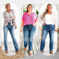 🔥66% OFF! High-waisted stretch belly-cinching jeans 👖 + 360° stretch for a slimmer look
