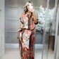 💜LAST DAY PROMOTION - 69%OFF💜Women's Printed Top & Wide Leg Pants 2-Piece Set