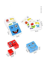 💖Christmas Sale 50% OFF🎁5D Puzzle Educational Faces Changing Family Game🧩