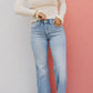 👖 High Rise Vintage Jeans – Tummy Control, Straight Leg for Everyday