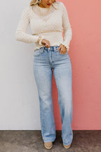 👖 High Rise Vintage Jeans – Tummy Control, Straight Leg for Everyday