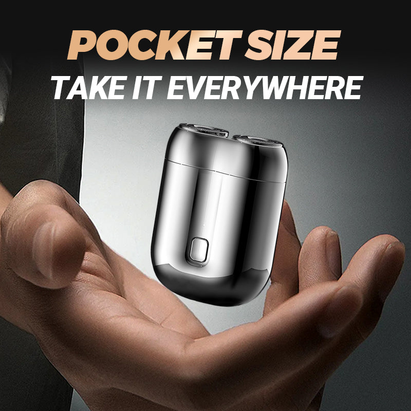 🔋 Mini double-ended shaver! 0.1mm Knife Mesh 7500 rpm motor