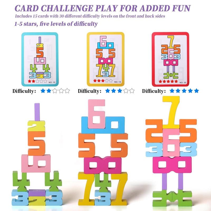 🔥2025 New Hot Products-49% OFF🔥Montessori-Inspired Wooden Number Blocks – Unlock Your Child’s Potential!