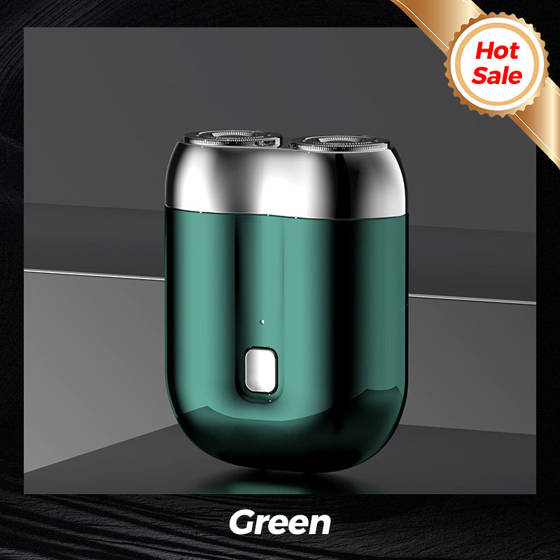 🔋 Mini double-ended shaver! 0.1mm Knife Mesh 7500 rpm motor